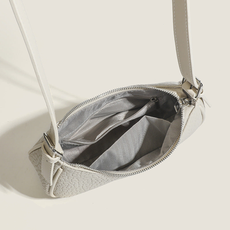 Women's Texture Trend Underarm Niche Design Fashion Women's Shoulder Bag