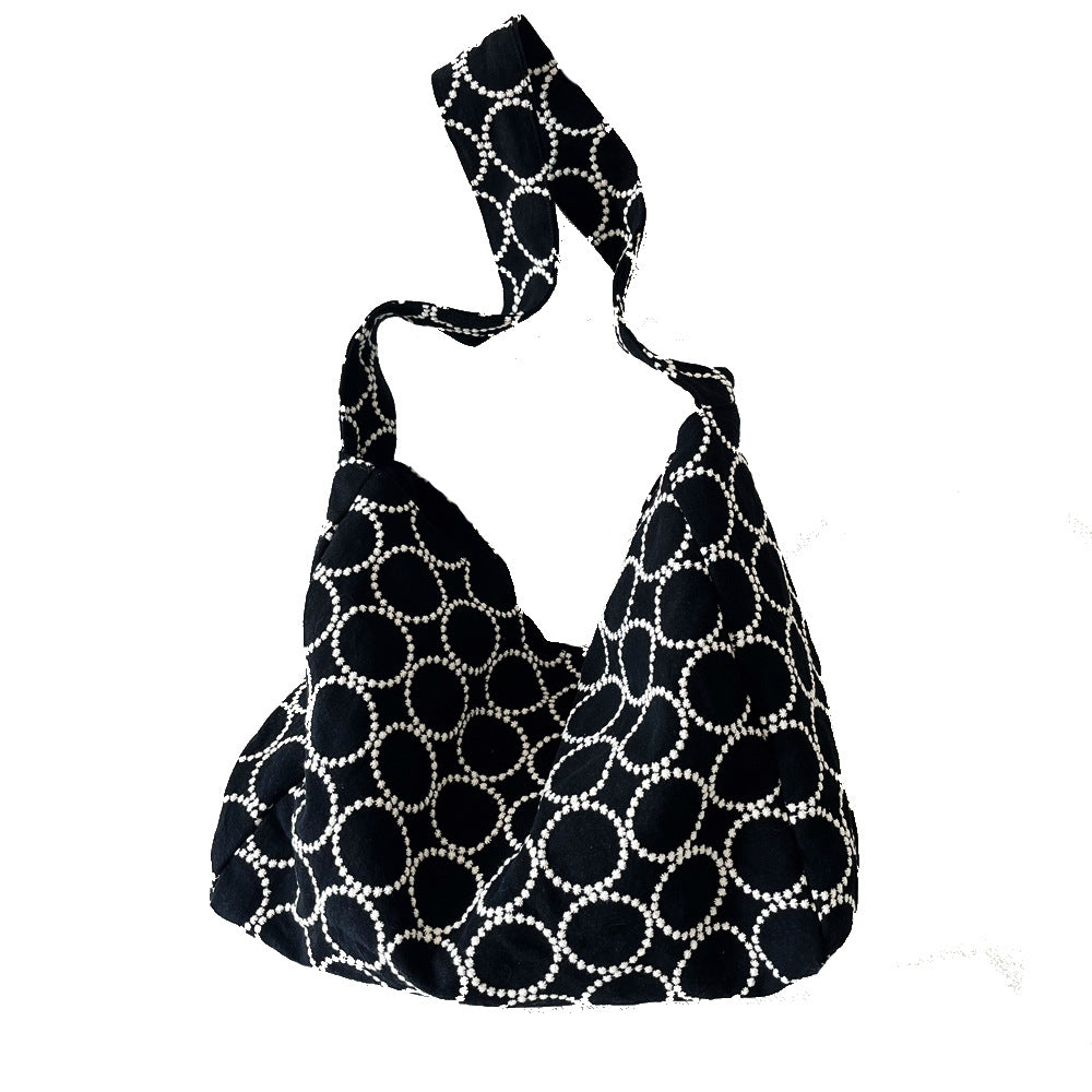 Style Big Ming Black White Circle Bags