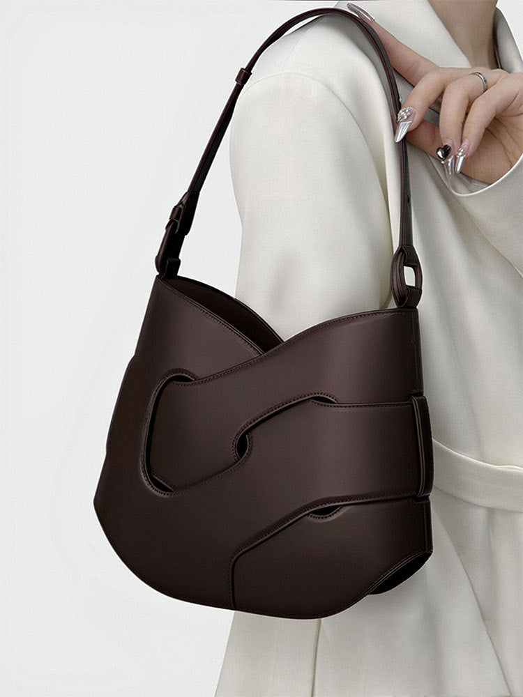 Women's High-grade Fashion Twist French Minority Versatile Exquisite Women's Shoulder Bag
