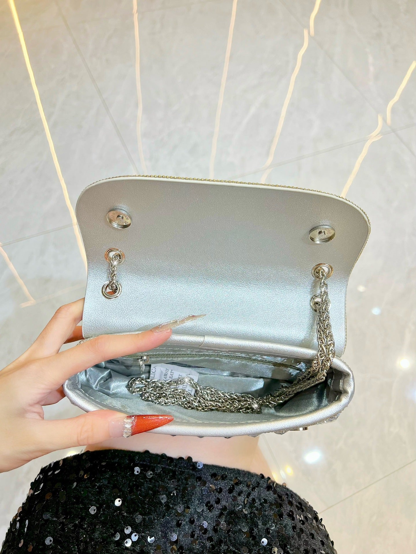Women's Fashion Diamond Hand Exquisite Underarm Dinner Bag