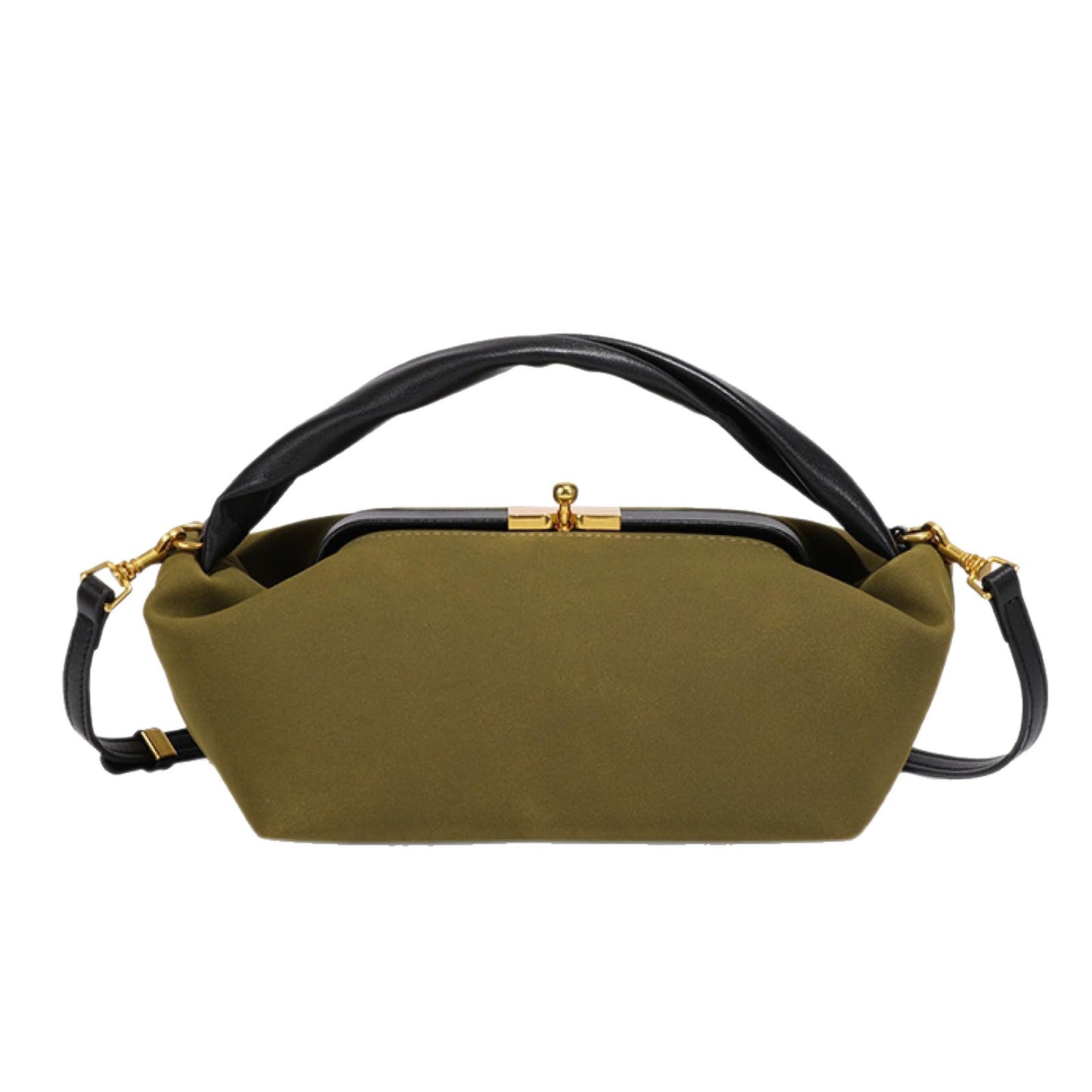 Women's Style Portable Frosted Suede Comfortable Purplish Women's Messenger Bag