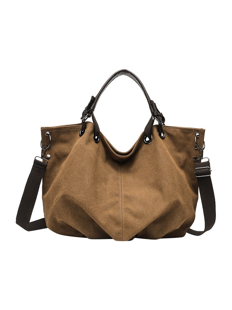 Women's & Men's Retro Fashion Canvas Large Capacity Tote Bags