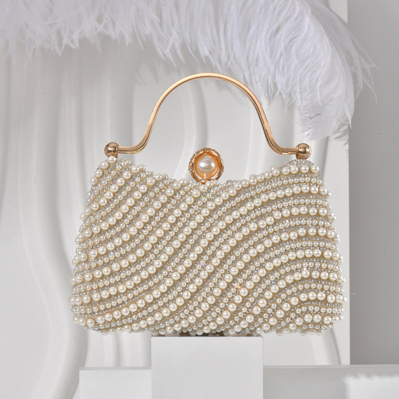Slouchy Fashion Pearl High Sense Underarm Bags