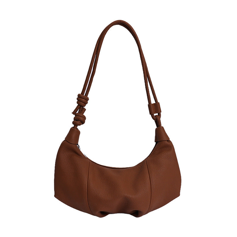 Women's Korean Style Underarm Commuter Soft Surface Bags