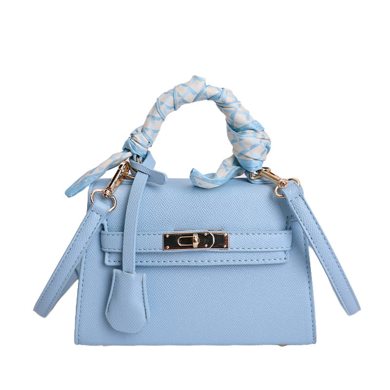 Large Capacity Lychee Pattern Kelly Commuter Fashion Bags