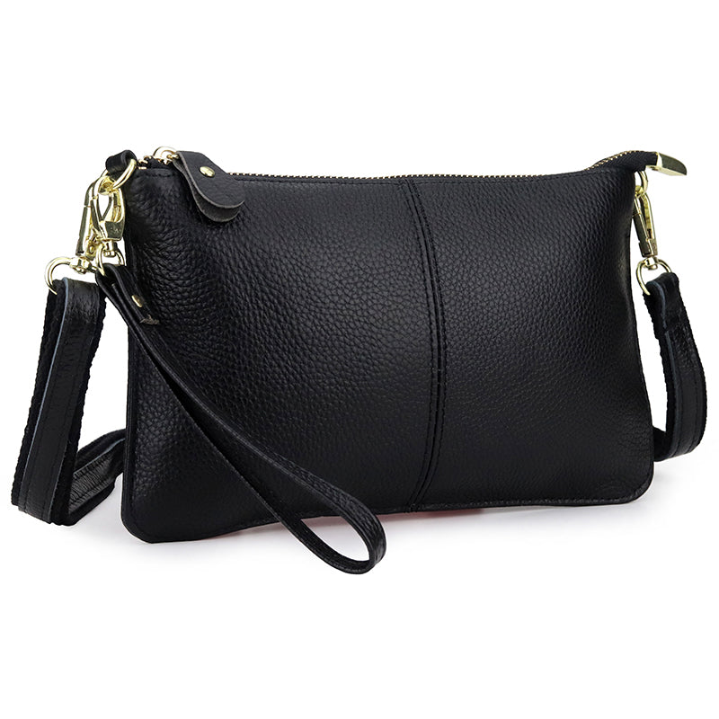 Women's Leather First Layer Cowhide With Wrist Women's Messenger Bag