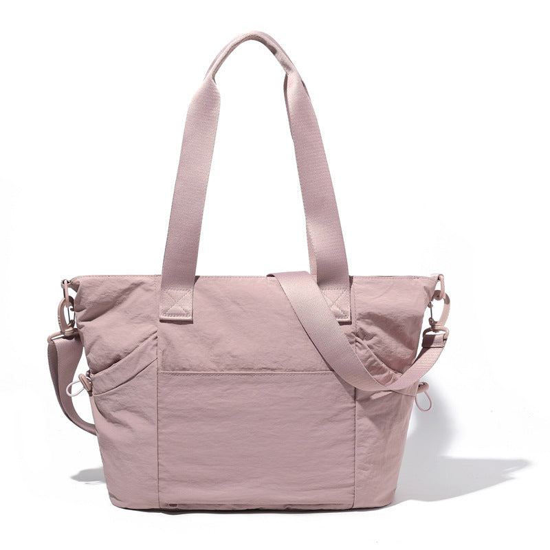Women's Commuter Simple Waterproof Large Capacity Solid Bags