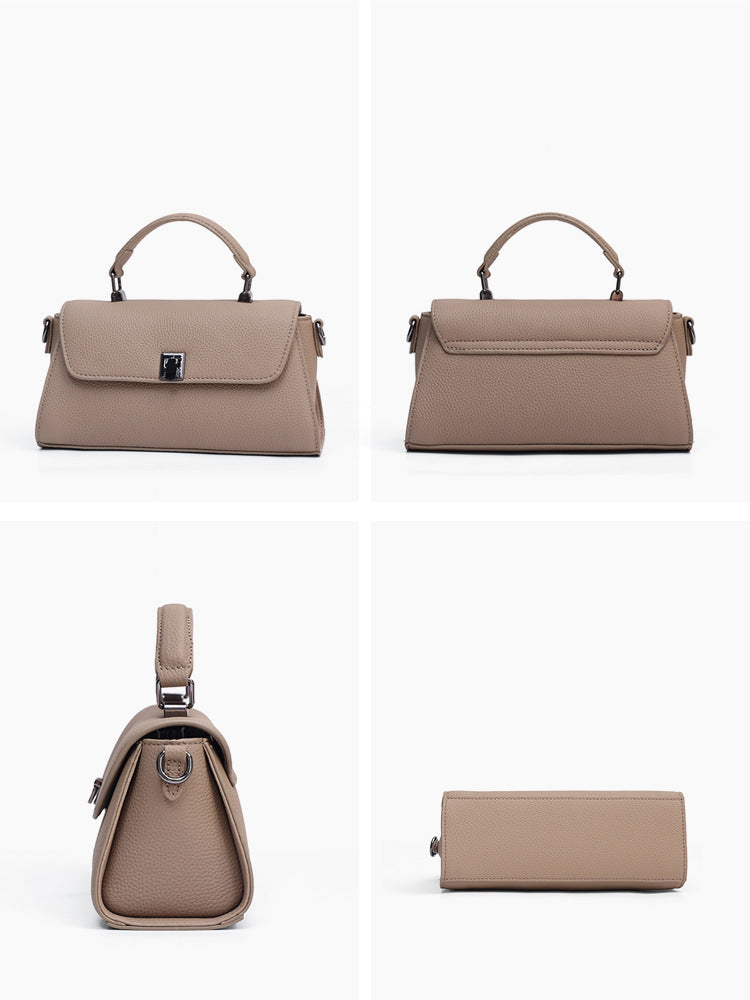Women's Leather Commute Simple Fashion First Layer Women's Messenger Bag