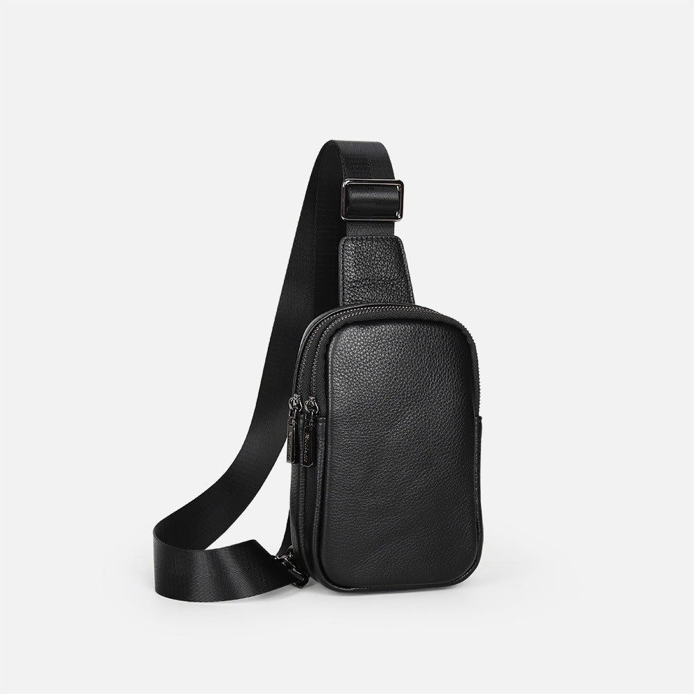 Men's Genuine Leather Personal Leisure High-grade Waterproof Shoulder Bags
