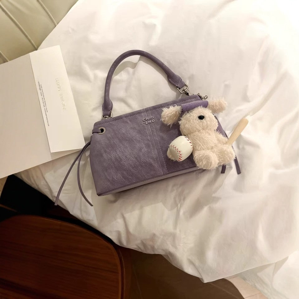 Design Female Purple Simple Commute Fashion Women's Shoulder Bag