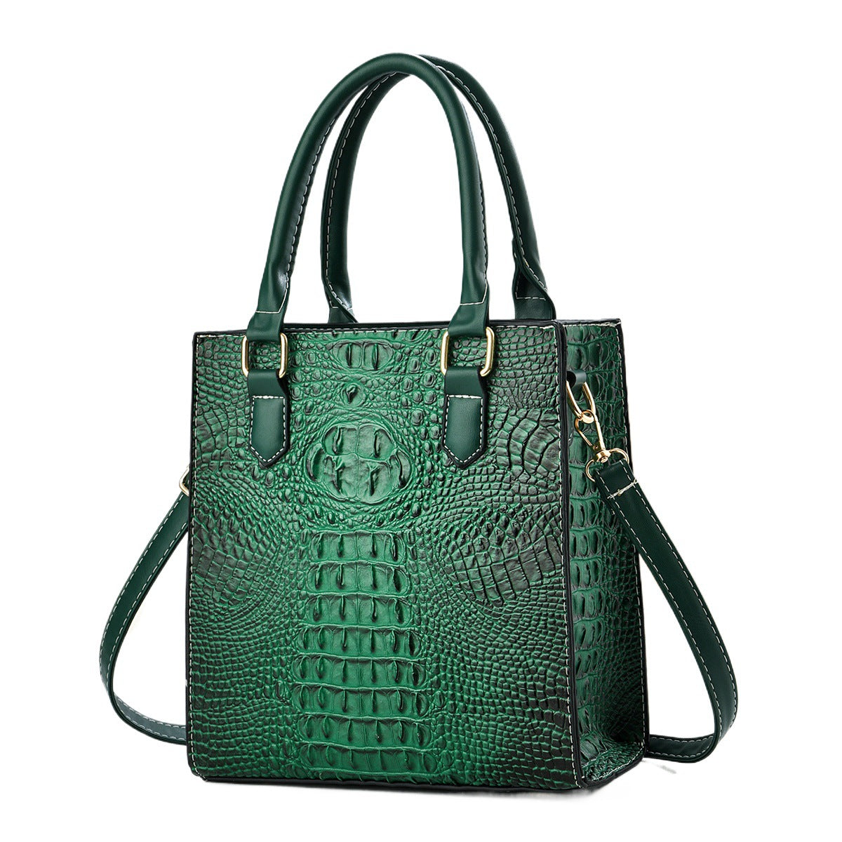 Women's High-grade Alligator Print Vertical One Handbags