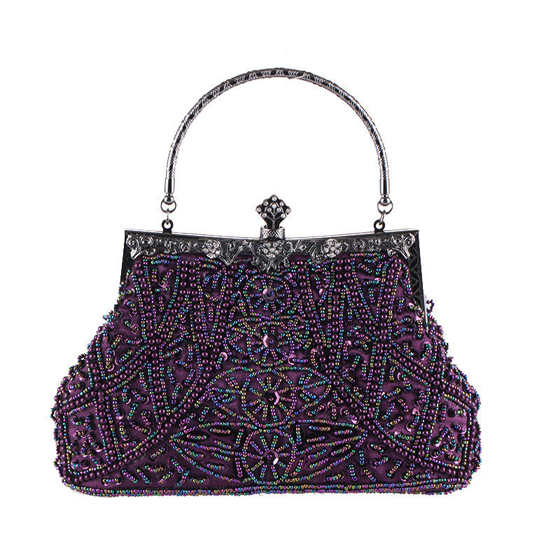 Beaded Embroidered Wear Portable Classic Cheongsam Perfect Match Dinner Bag