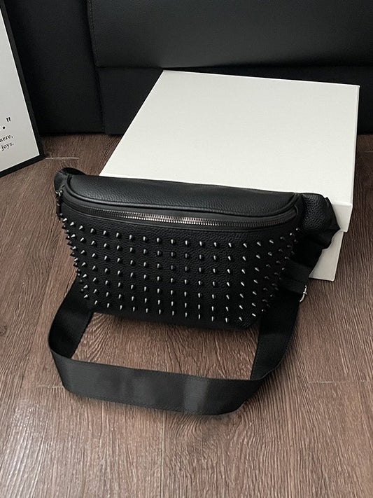 Women's & Men's Punk Fashion For Rivet Men's Fanny Pack