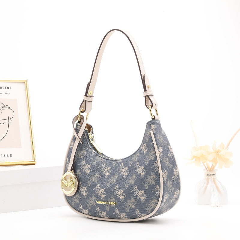 Women's Underarm Baguette Dumpling Niche Hobos Women's Shoulder Bag