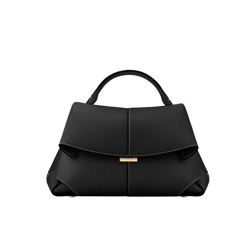Women's Smile Niche Cattle Leather Portable Commuter Bags