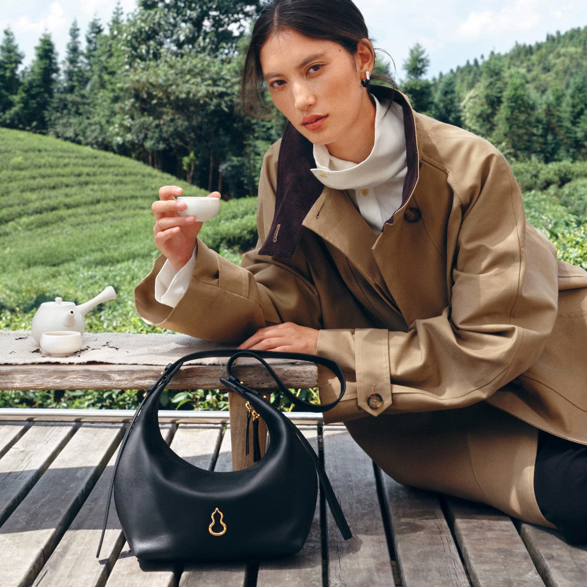 Half Slope Dumpling Crescent Moon Commuter Women's Shoulder Bag