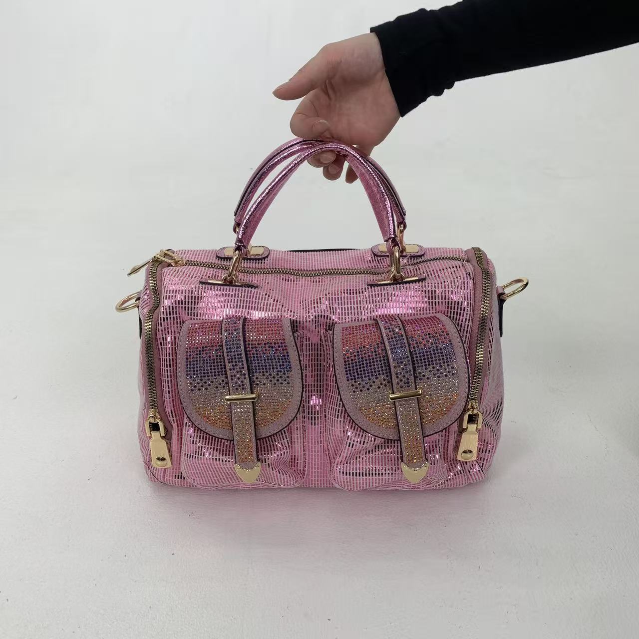 Women's Elegant Diamond Decorations Gorgeous Light Luxury Women's Shoulder Bag