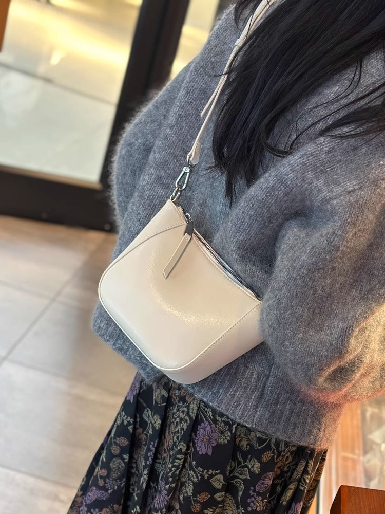 Women's Genuine Leather Fashion Advanced Texture Commuter Women's Messenger Bag