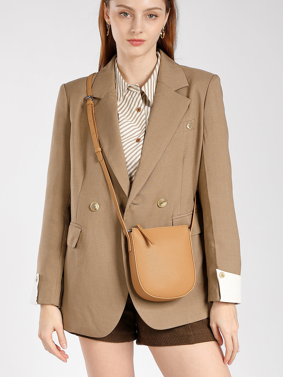 Women's Niche Genuine Leather High-grade Mobile For Women's Messenger Bag