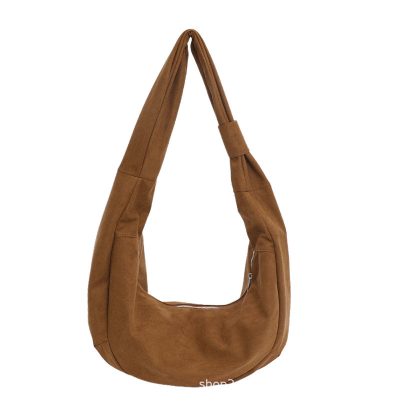 Korean Style Autumn Lightweight Dumpling Large Women's Messenger Bag