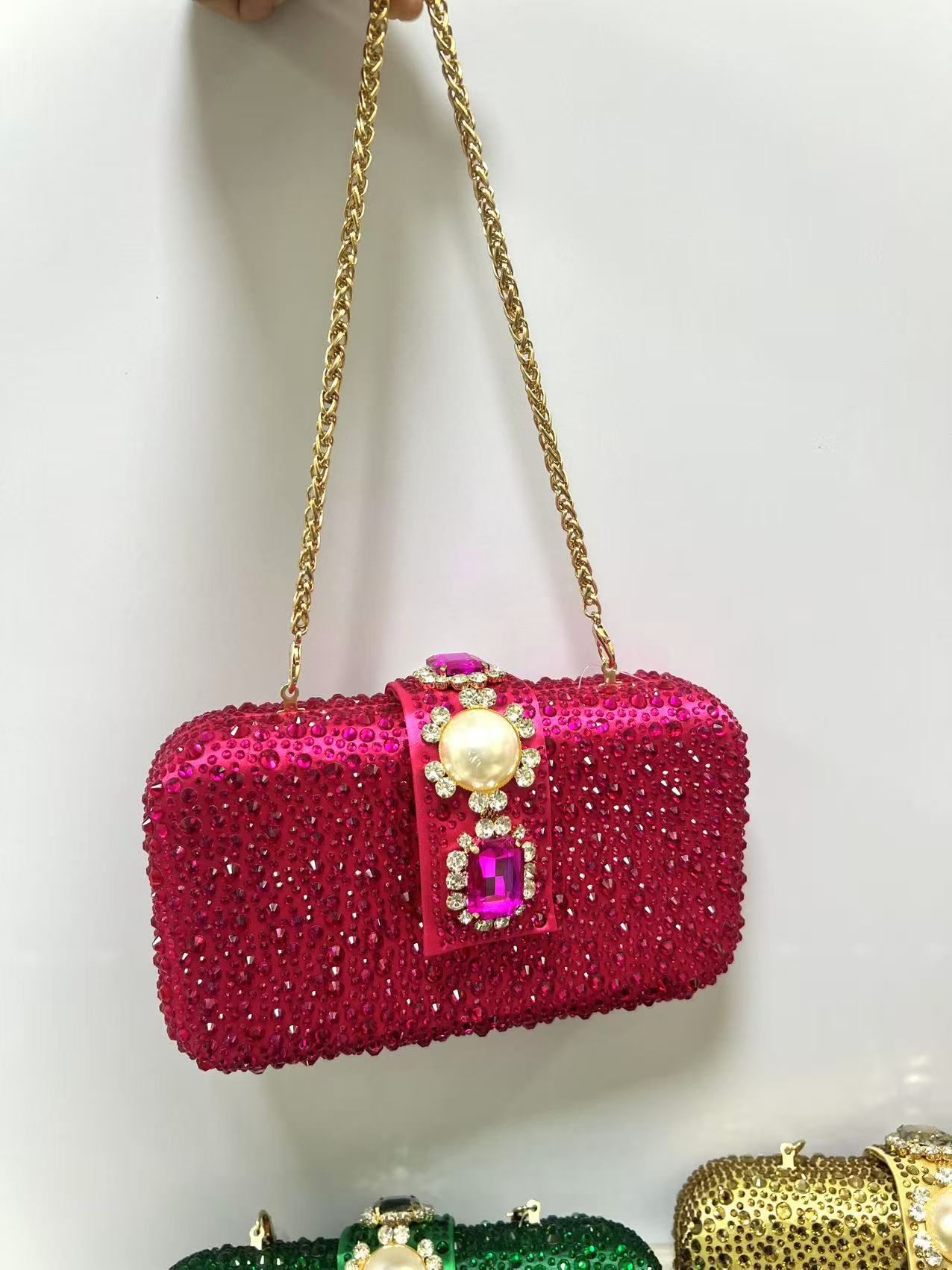Women's Banquet Silk Clutch Cheongsam Formal Dress Women's Shoulder Bag