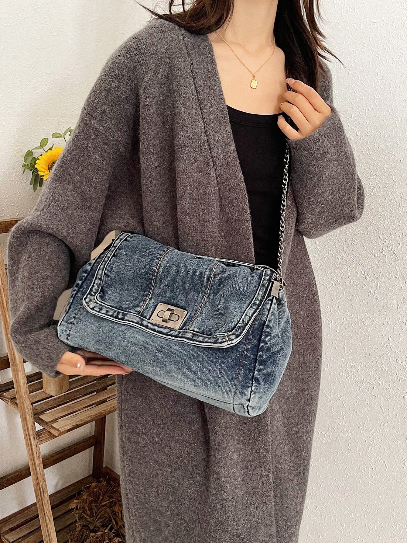 Women's Summer Fashion Chain Large Capacity Totes Women's Shoulder Bag