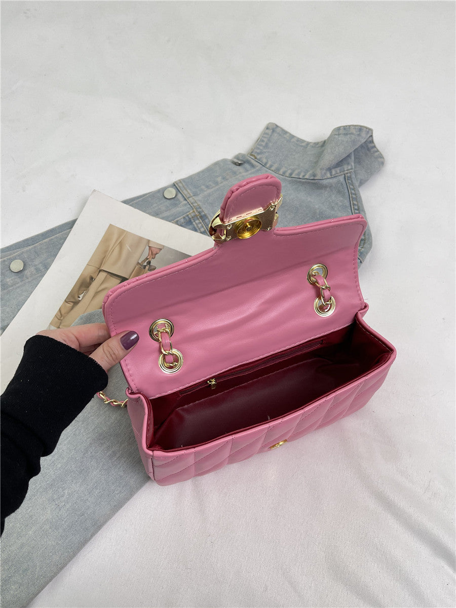 Unique Graceful Women's Fashion Rhombus Chain Women's Messenger Bag