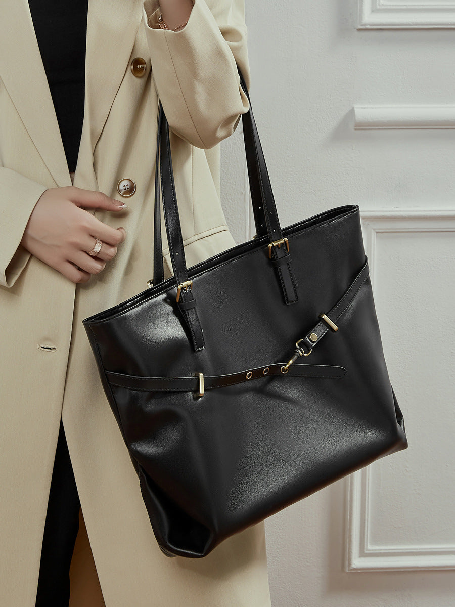 Large Capacity Totes Underarm Texture Western Style Bags