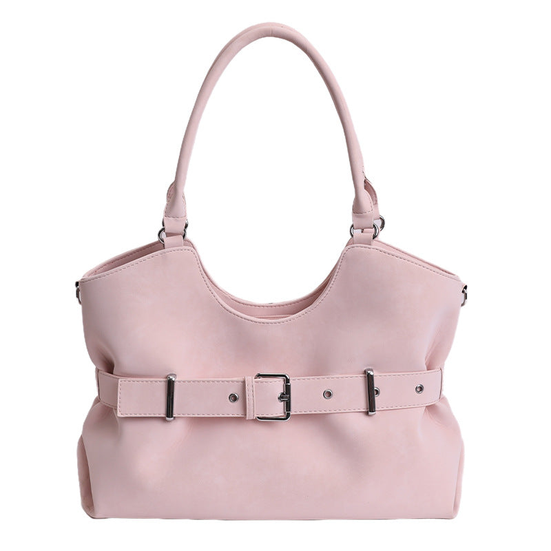 Women's Solid Color Simple Design Commuter Women's Messenger Bag