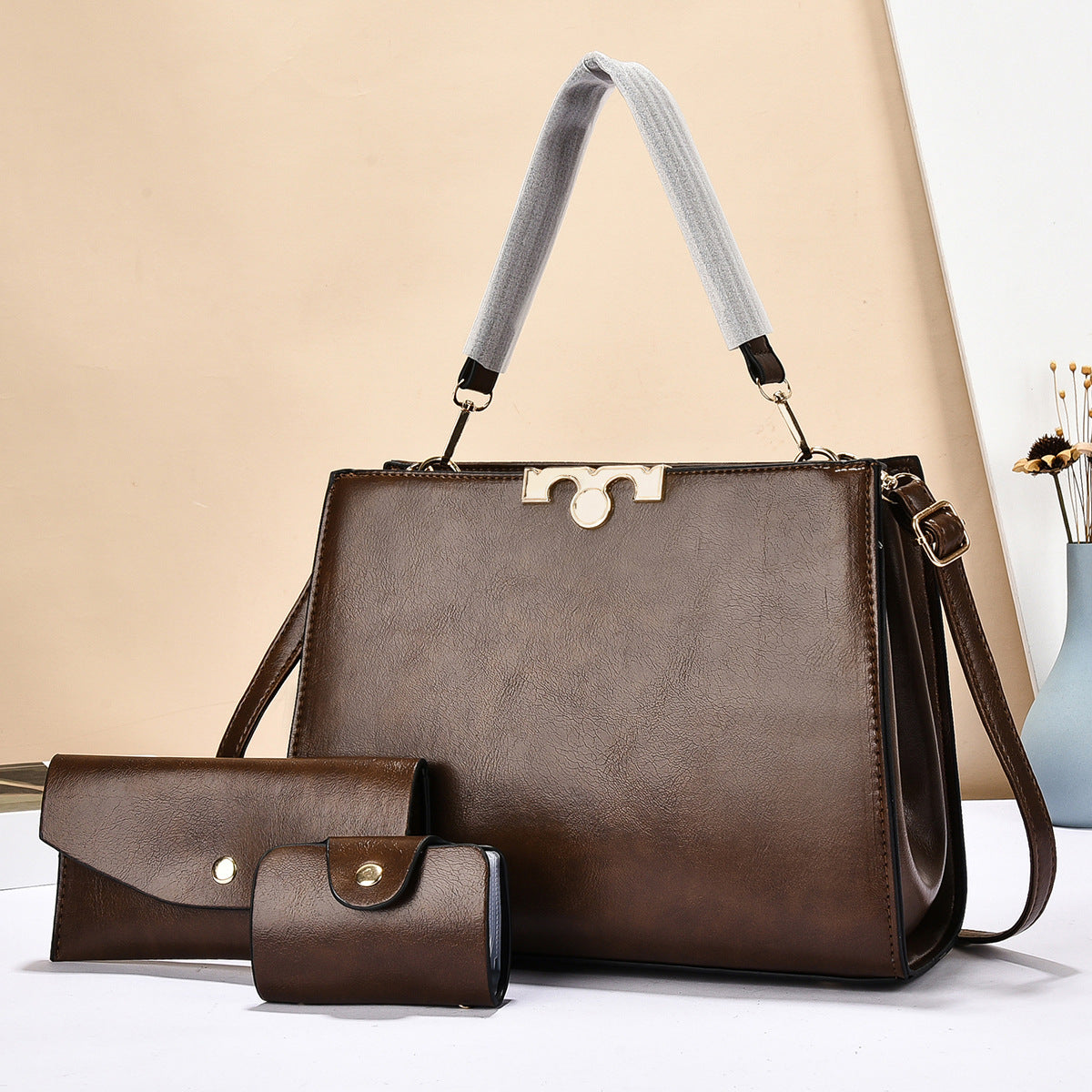 Women's Elegant Versatile Large Korean Fashion Lady Women's Handbag