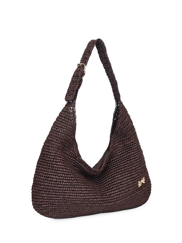 Women's Woven Summer Fashion Straw Beach Commuter Large Capacity Tote Bag