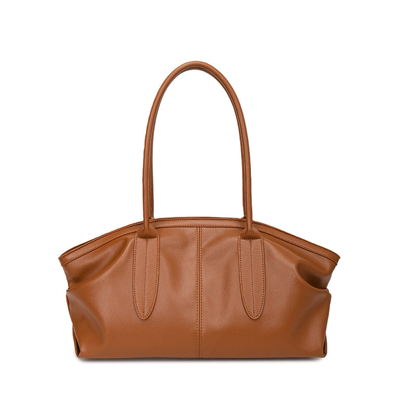 Women's Fashion Pleated Underarm Large Capacity Commuter Bags