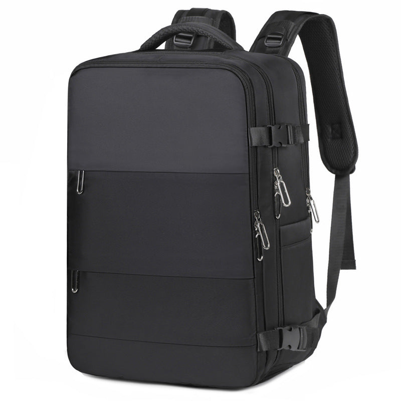 Trendy Large Capacity Portable Double Zipper Business Backpack