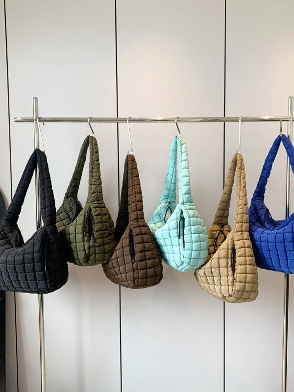 Pleated Cloud Fashion Pull Large Capacity Cotton Tote Bags