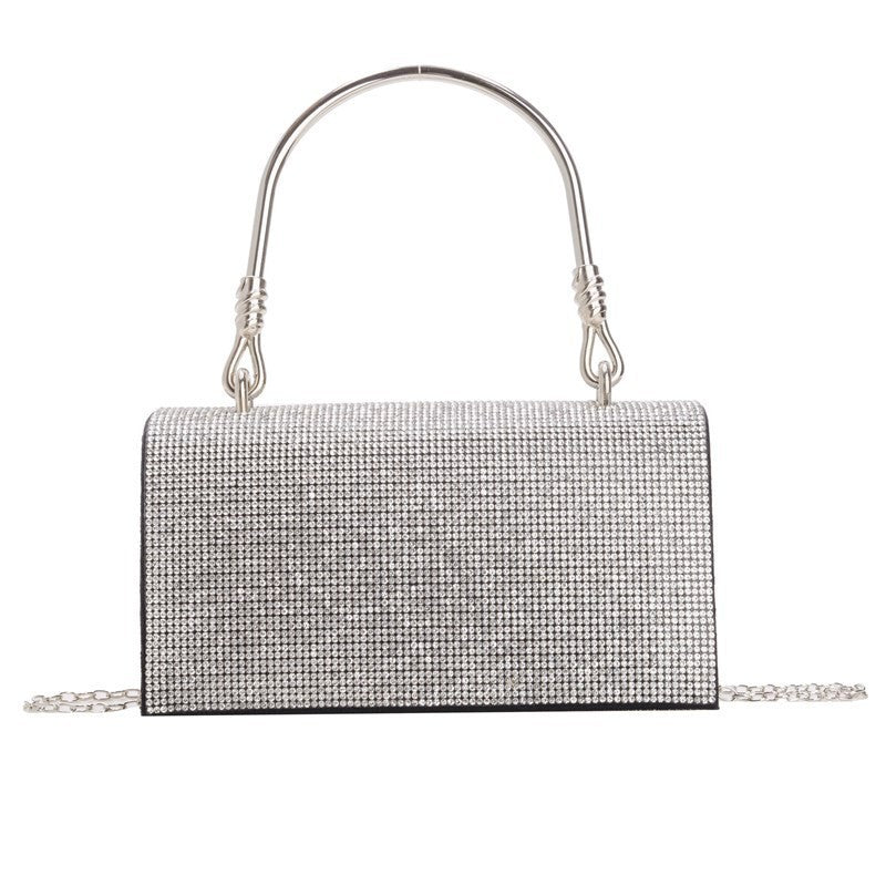 Full Diamond Shiny Birthday Wedding Banquet Dinner Bag