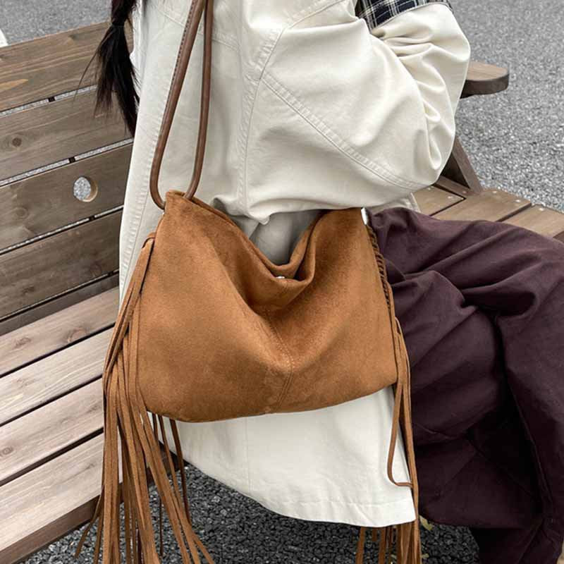 Women's Design Vintage Fashion Tassel Daily For Commuting Women's Messenger Bag