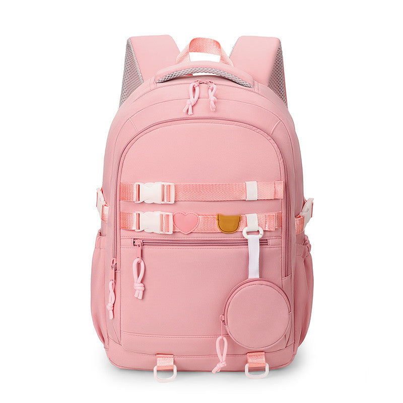 Men's Thermal Transfer Oxford Cloth Trendy Large Capacity Leisure Backpack