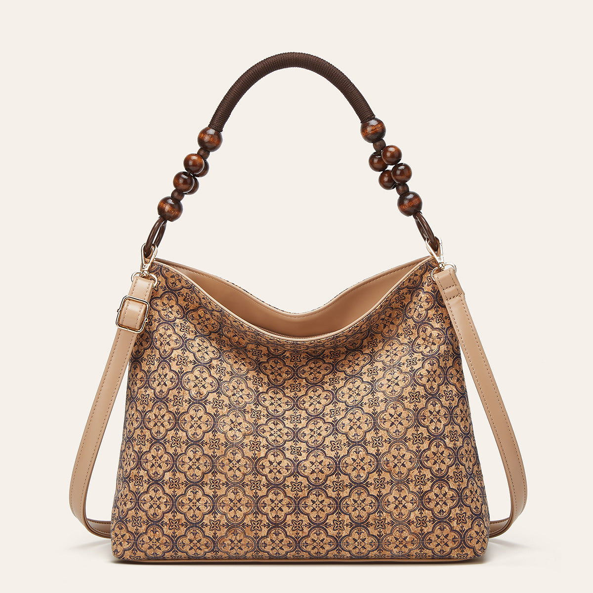 Graceful Retro Ethnic Print Tree Leather Handbags