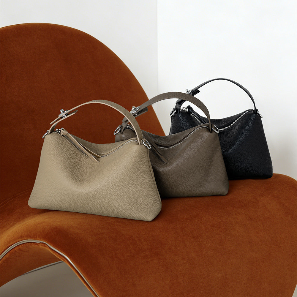 Women's Light Luxury Leather Stylish Simple Versatile Women's Messenger Bag
