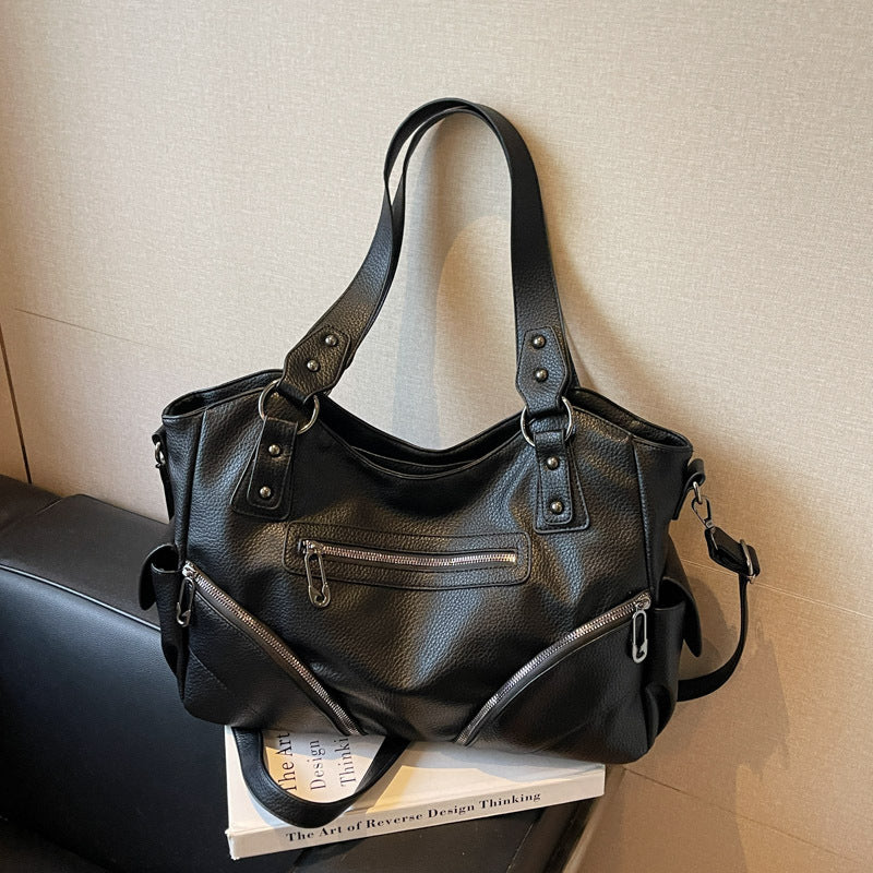 Women's Large Capacity High-grade Light Luxury Trendy Cool Sweet Women's Shoulder Bag