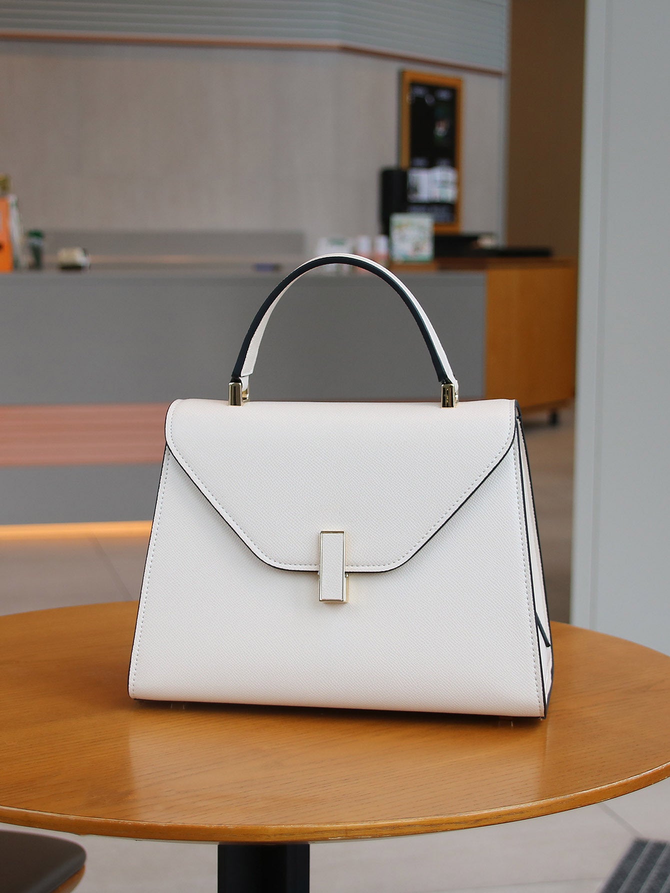 Lost Romance White High-grade Genuine Leather Bags