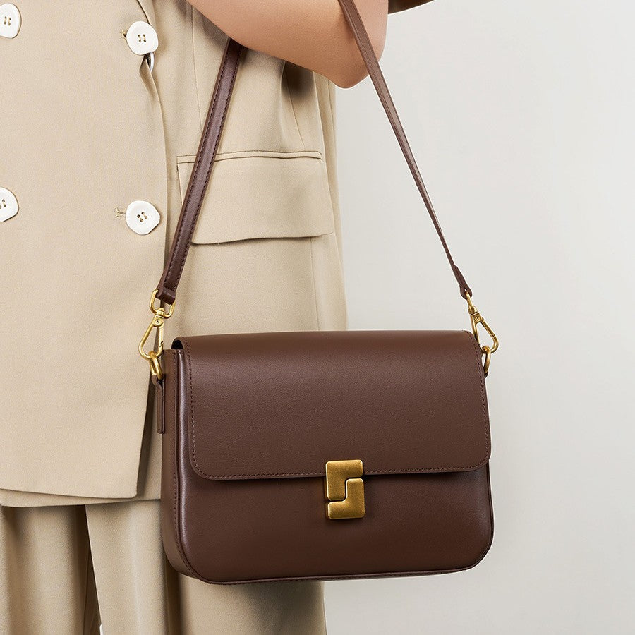 Fashion Women's Genuine Leather Commuter Cattle Bags