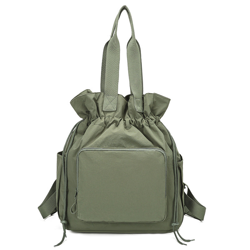 Elegant Multifunctional Large Capacity Drawstring Portable Women's Shoulder Bag