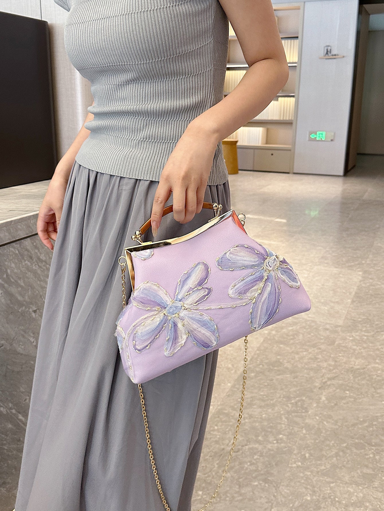 Women's Fashion Printing Dinner Today Popular Chinese Style Handbags