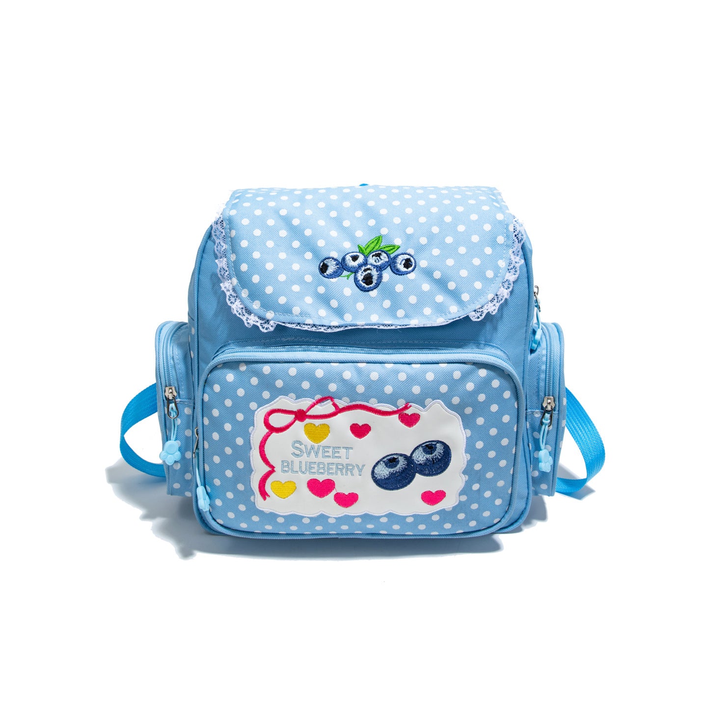 Girly Sweet Cute Embroidered Fruit Large Capacity Backpacks