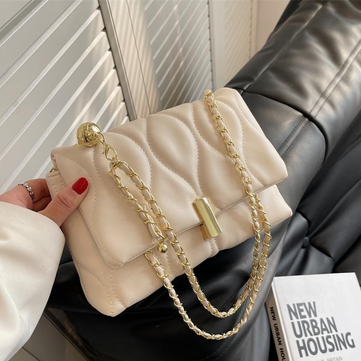 Women's Trendy Fashionable High Sense Leisure Chain Small Square Bag
