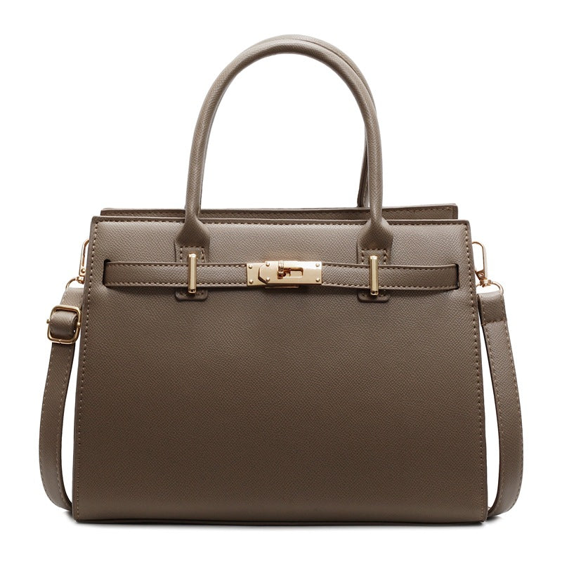 Women's Large Capacity Totes Light Luxury Simple Textured Temperamental Women's Shoulder Bag