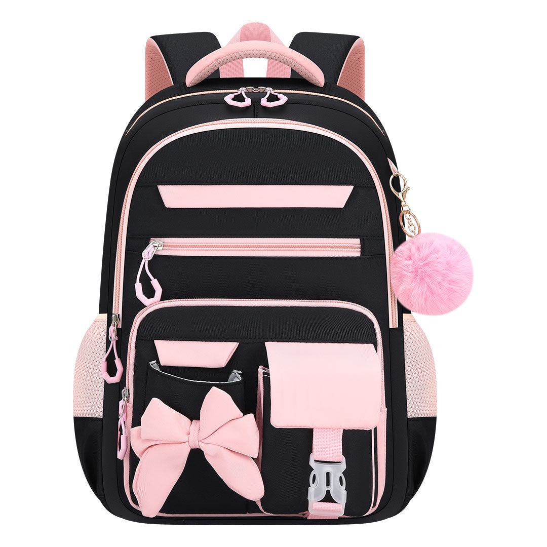 Cute Butterfly Three-piece Set Large Capacity Spine Protection Backpacks