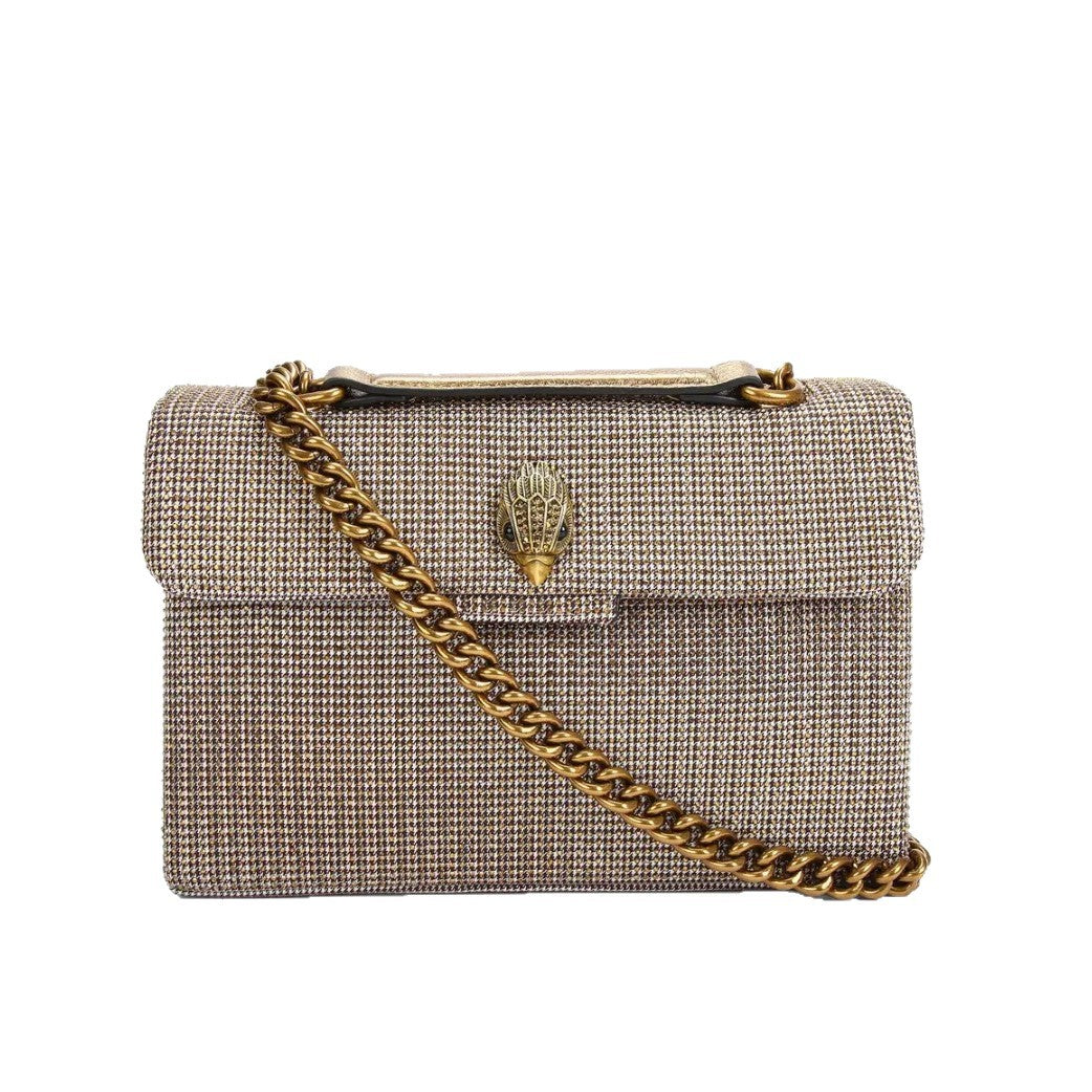 Crazy Bird Plaid Hot Rhinestone Eagle Women's Messenger Bag