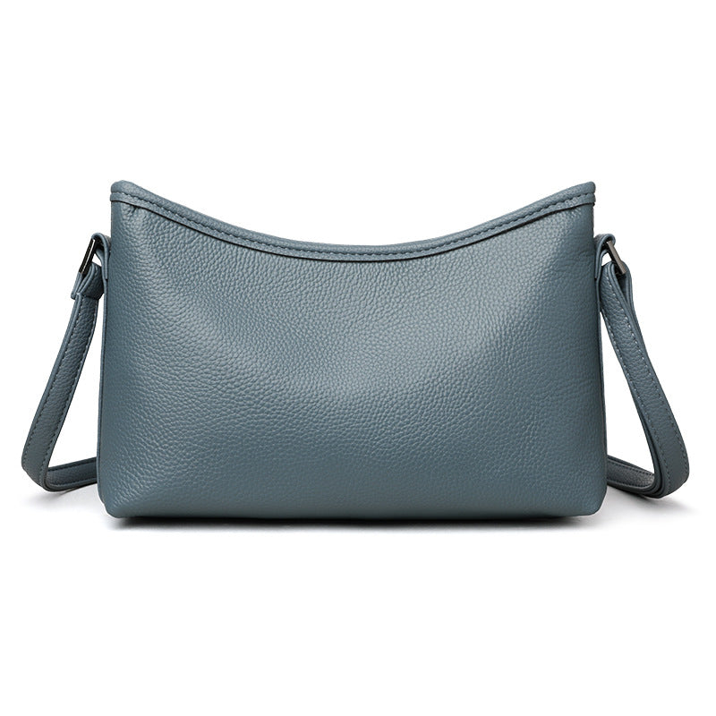 Women's Genuine Leather Wide Strap First Layer Women's Shoulder Bag